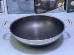 Laser Coating Frying Handi with Solid Handles