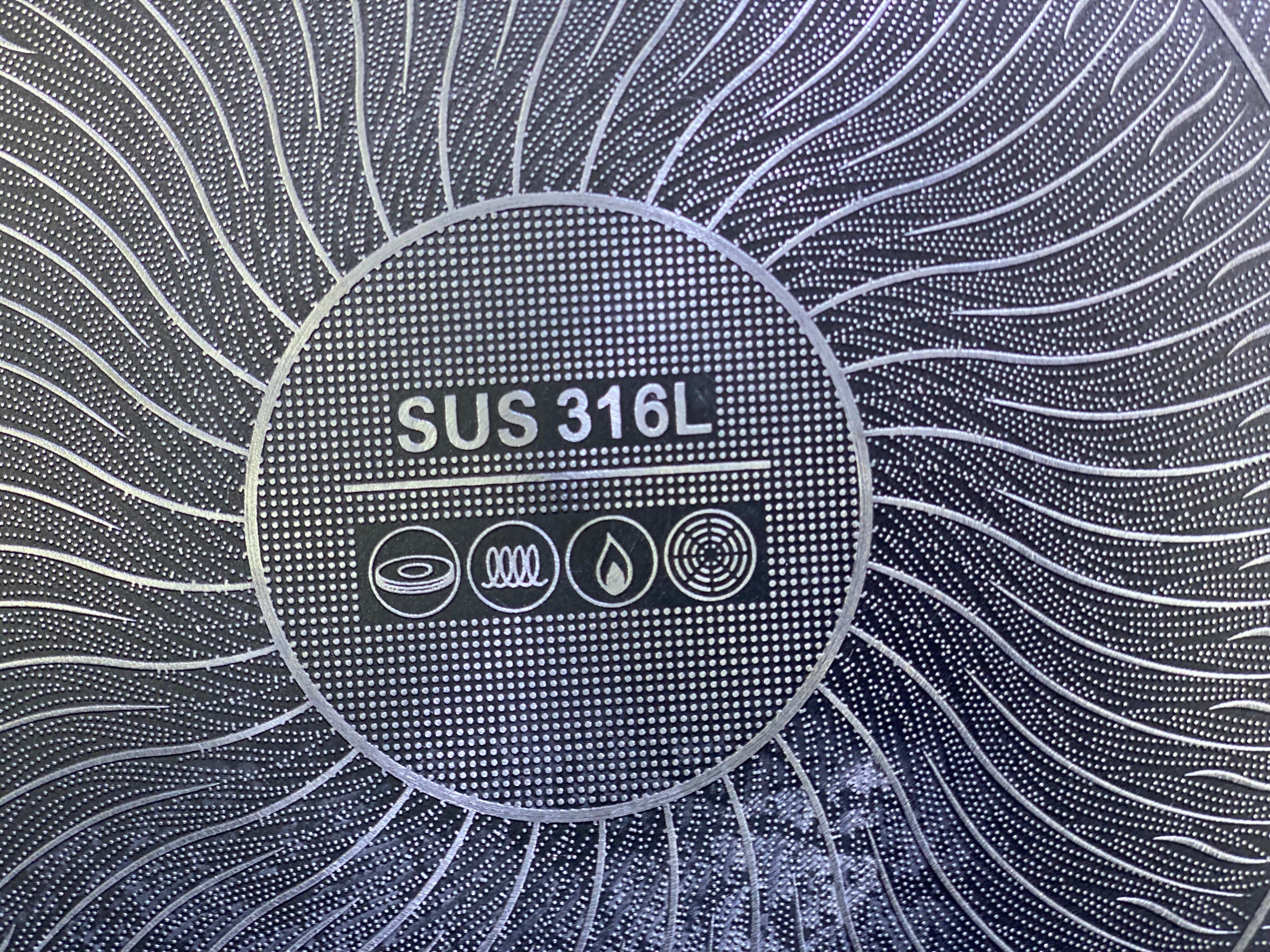 Laser Coating Shallow Type Handi Set Sus 316