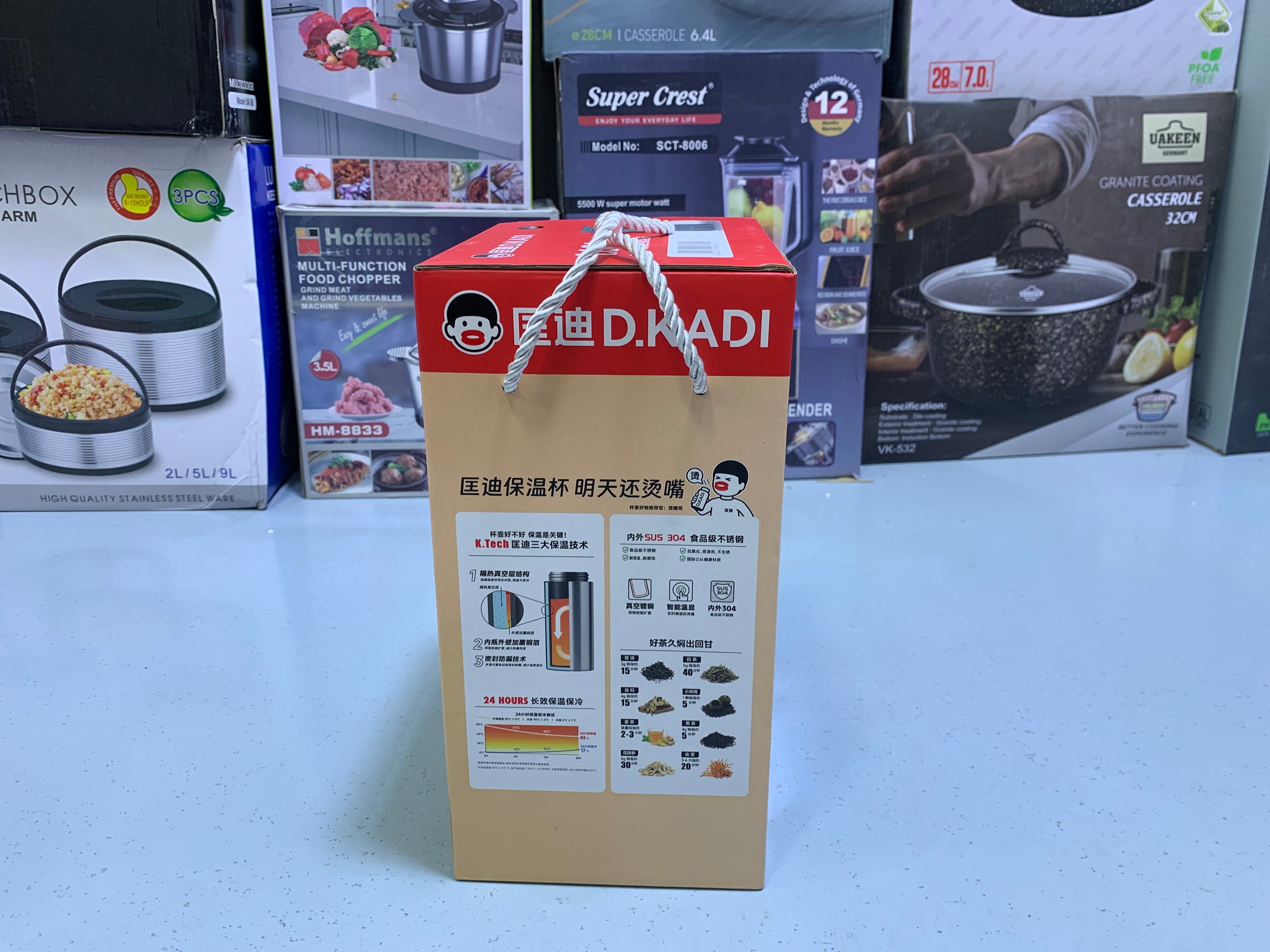 D Kadi Tea Thermos , SUS 304 Stainless Steel Tea pots