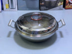 Laser Coating Handi , Karahi, Silver Gray