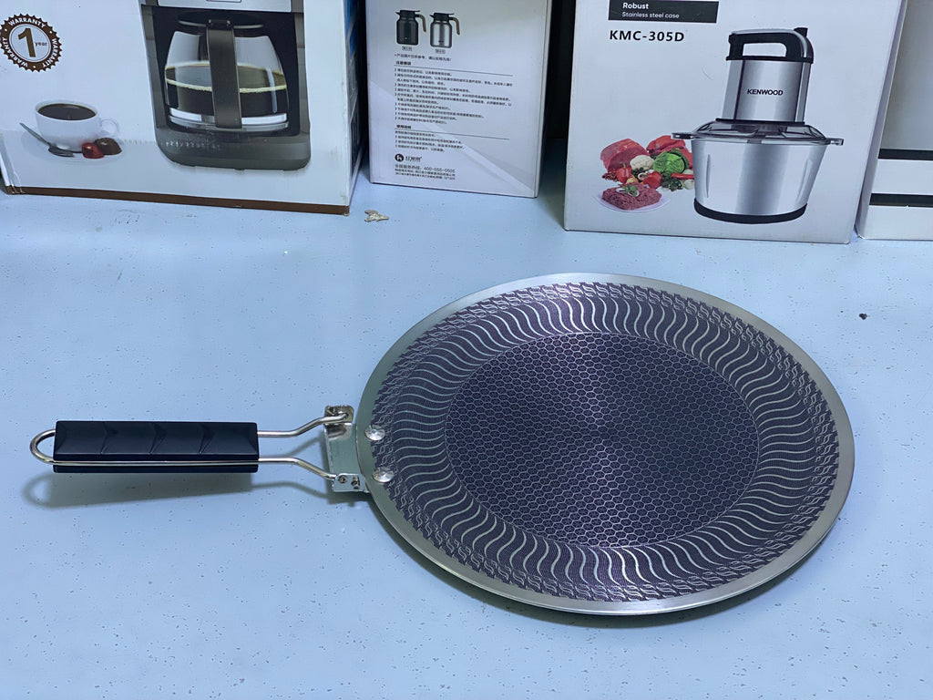 Laser coating Tawa Non Stick with Folding black handle