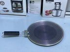 Laser coating Tawa Non Stick with Folding black handle