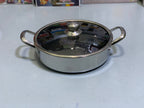 Laser Coating Shallow Casserole Complete Set Pure Non Stick Sizes 26 28 30