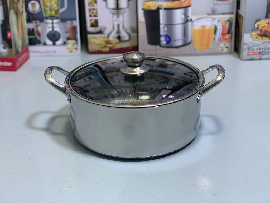 Laser Coated deep casseroles Set Non Stick BIG Sizes  30cm  For 3KG,  32cm For 4K and  34cm  For 5KG