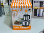 Kolax Meat Chopper with Double Stainless Steel Blades