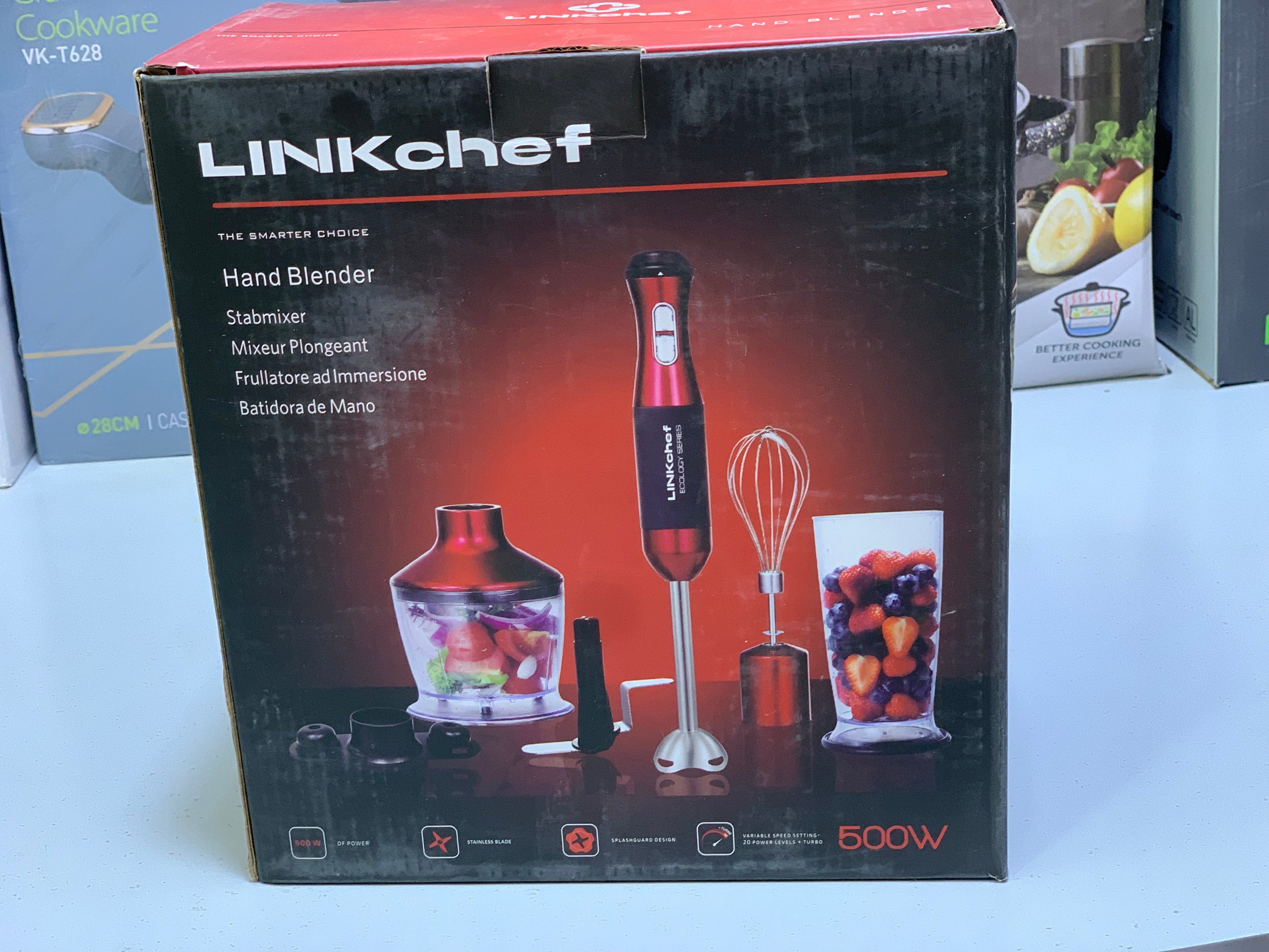 Linkchief 5 in 1 Hand Blender Set Stainless Steel