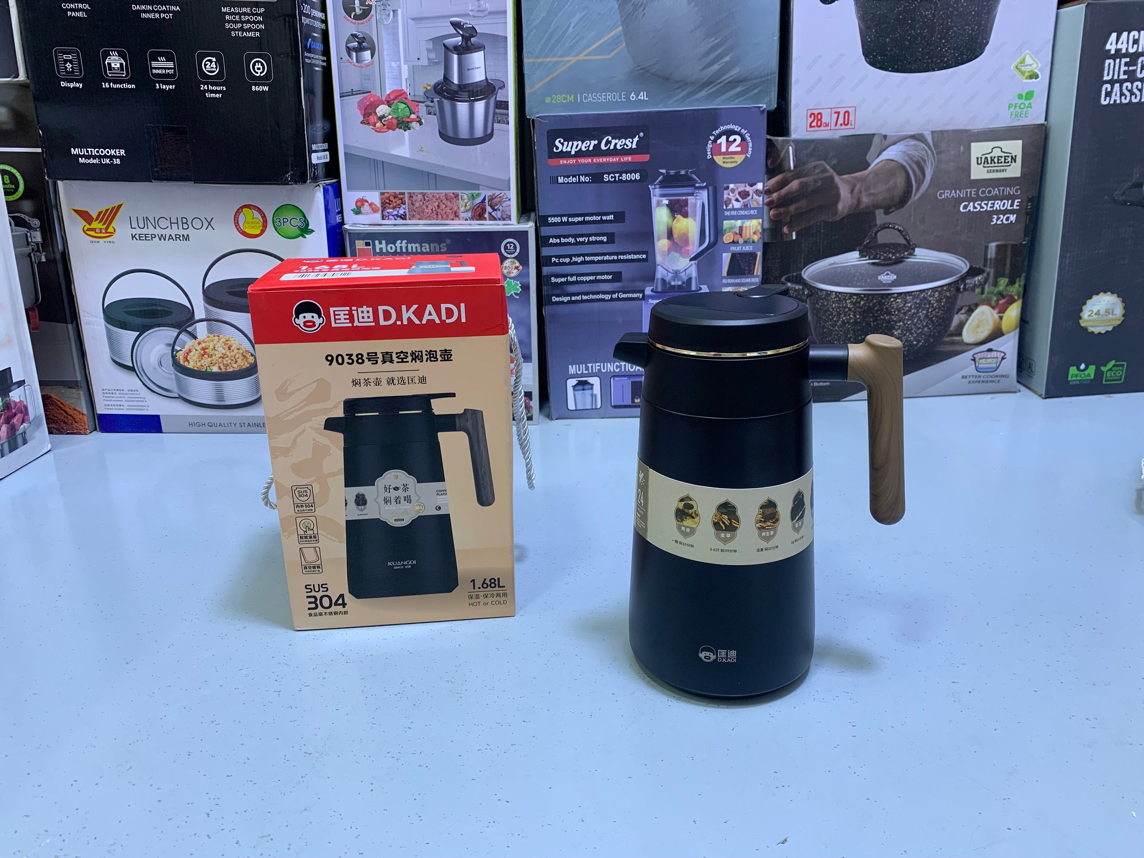 D Kadi Tea Thermos , SUS 304 Stainless Steel Tea pots