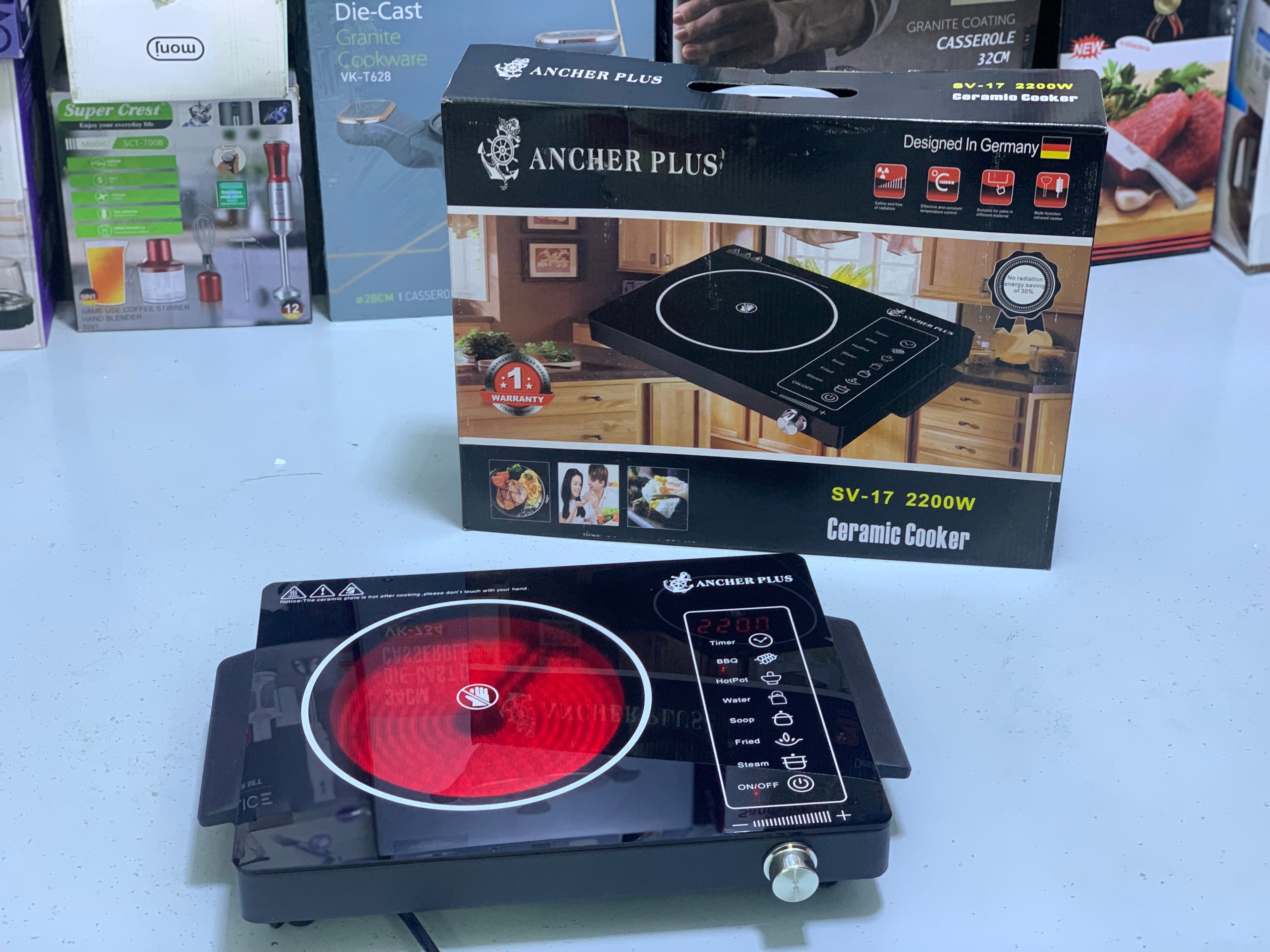 Ancher Plus Germany 🇩🇪 Design Ceramic Cooker