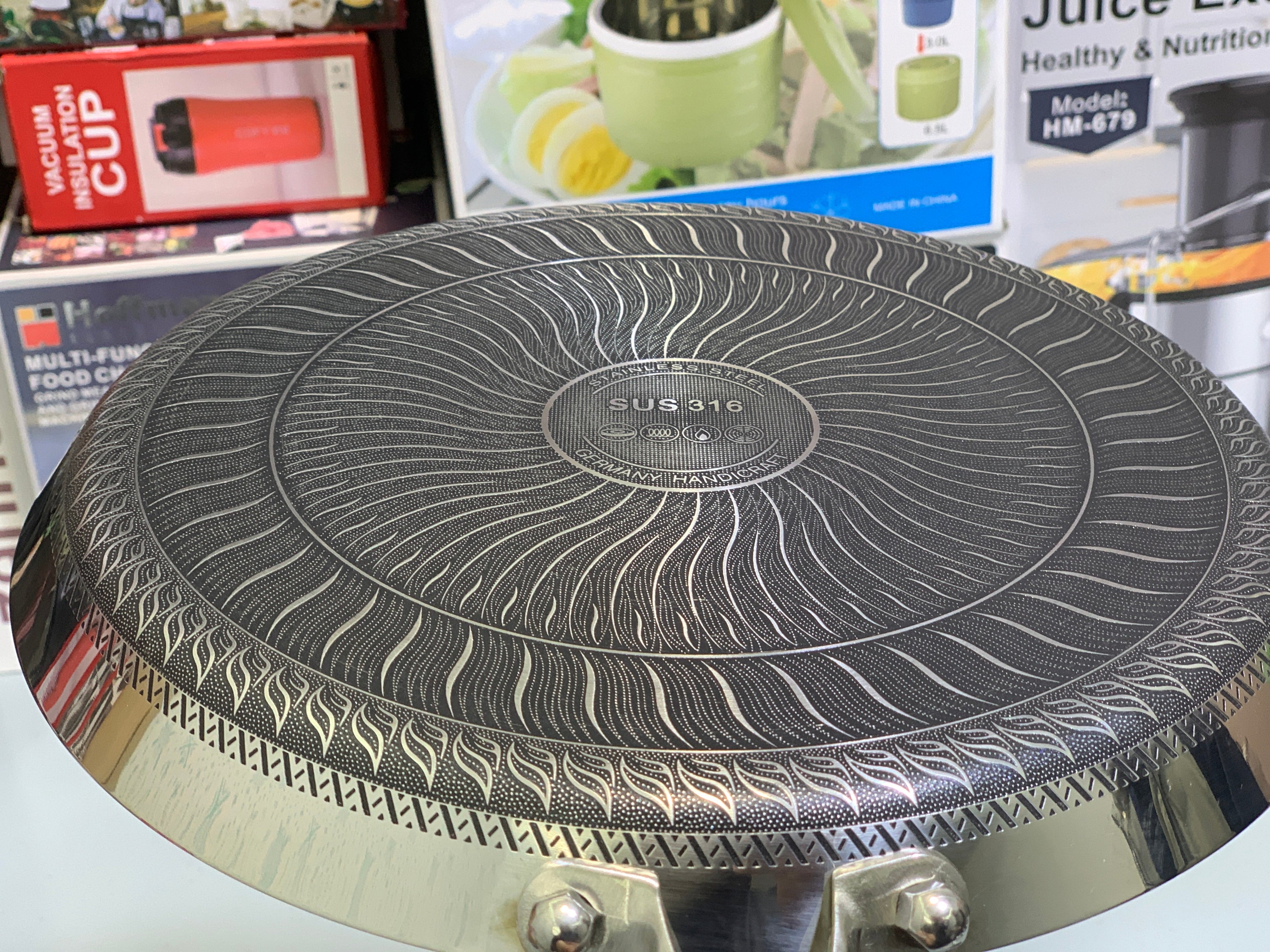 Laser Coating Shallow frying Pan | Non Stick Pizza Pan