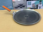 Non Stick Laser Coating Wooden Long Handle Tawa