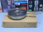 Shallow Laser Coating Frying Pan Non Stick Skillet