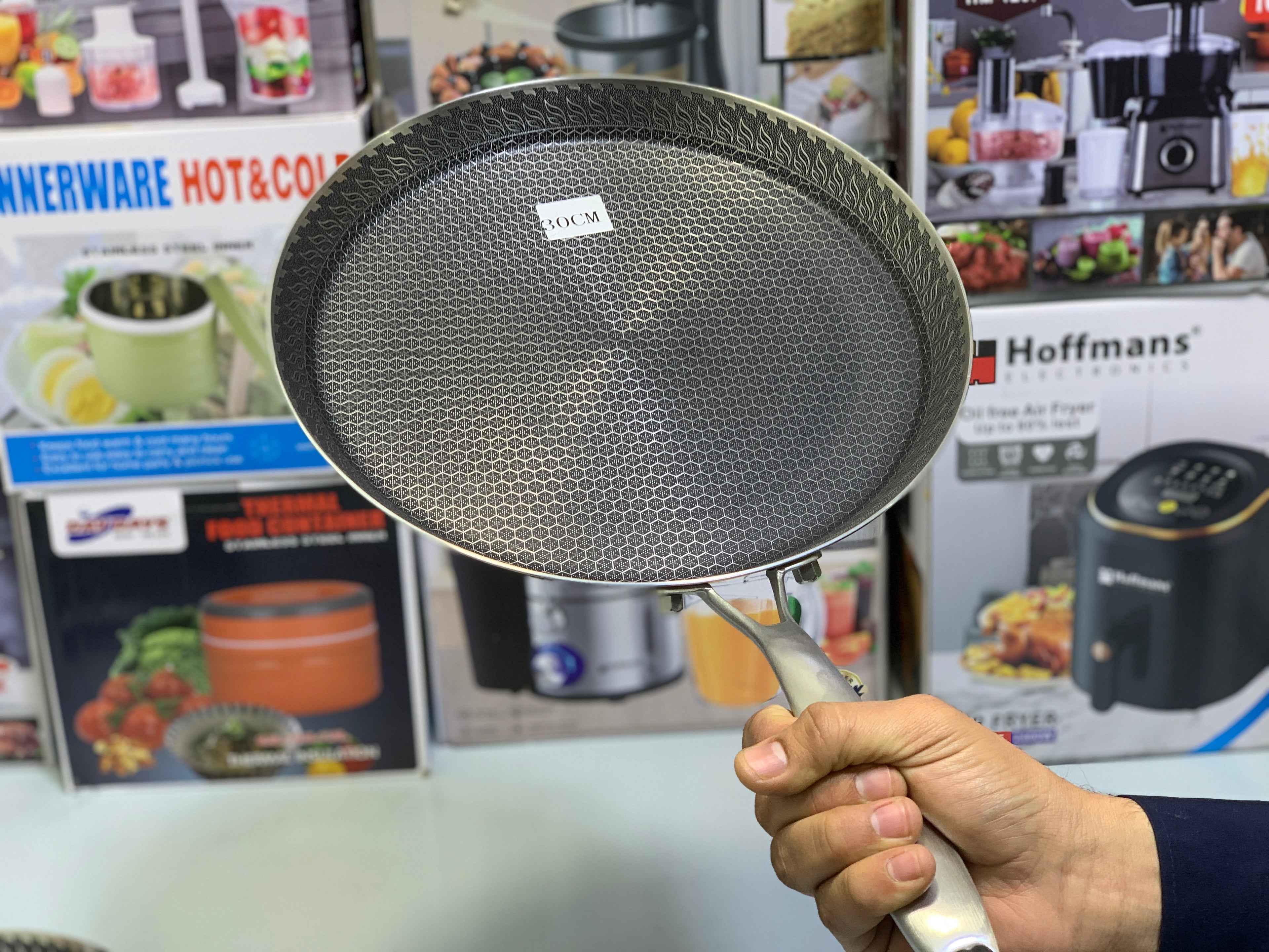 Laser Coating Shallow frying Pan | Non Stick Pizza Pan