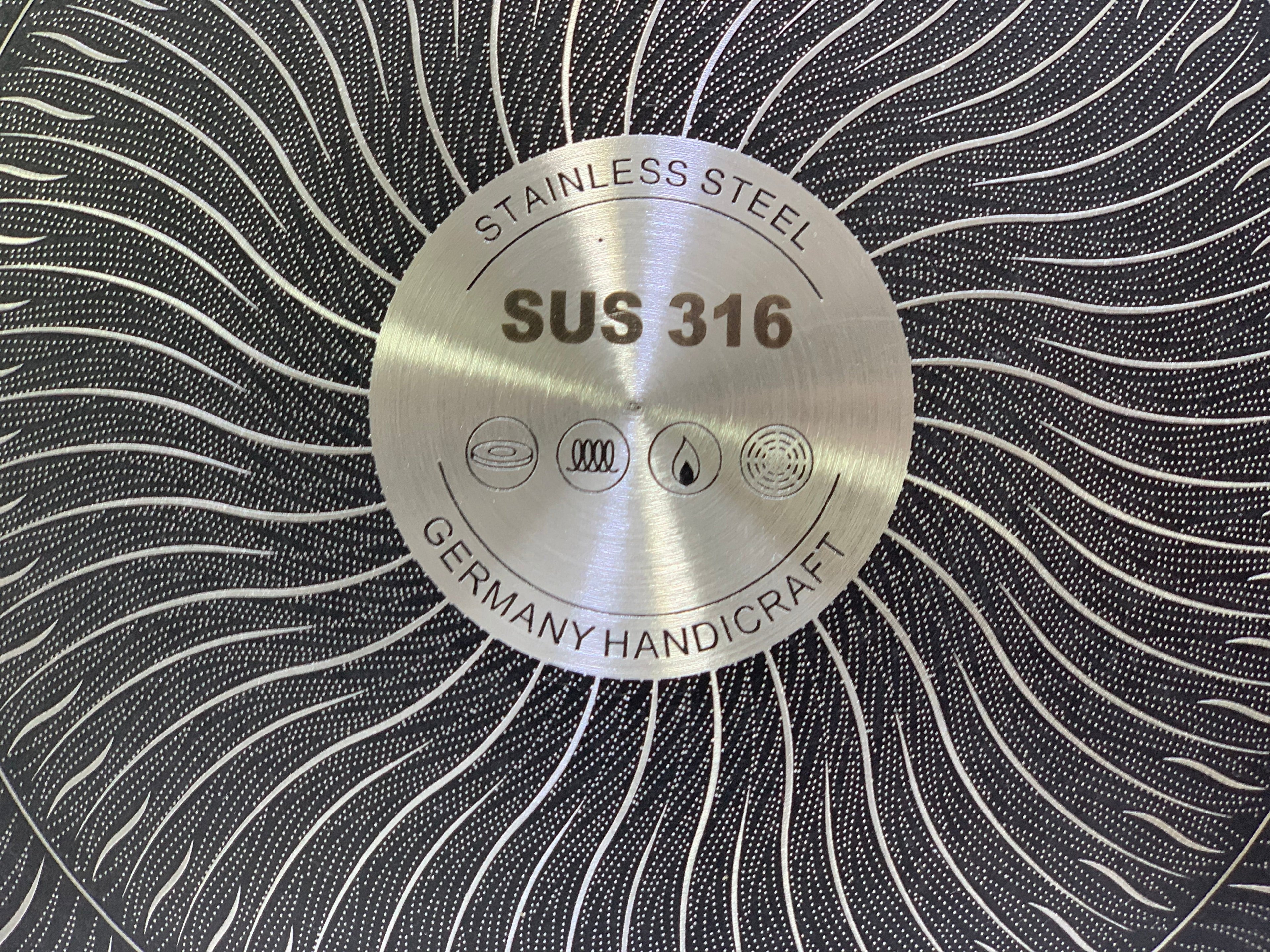 Shallow Skillet Laser Coating Non Stick