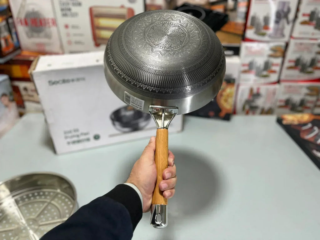 Secite 30cm Honeycomb Pan & Steamer