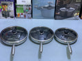 Laser Coated Frying Pan with Lid and Special Handle Opening key