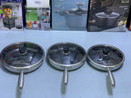 Laser Coated Frying Pan with Lid and Special Handle Opening key
