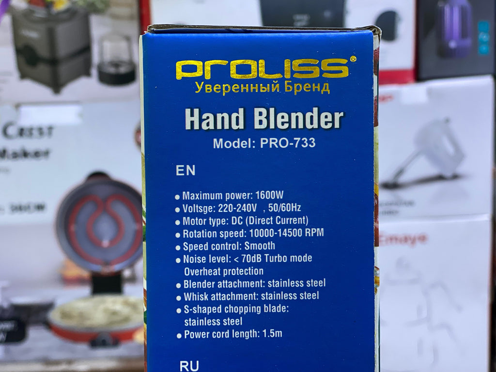Proliss Hand Blender Set