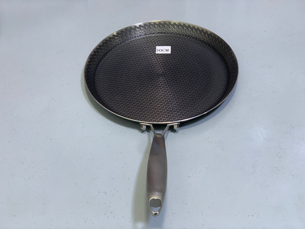 Laser Coating Shallow frying Pan | Non Stick Pizza Pan