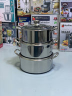 Laser Coated deep casseroles Set Non Stick BIG Sizes  30cm  For 3KG,  32cm For 4K and  34cm  For 5KG