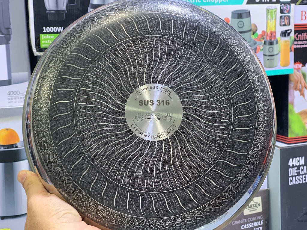 Shallow Skillet Laser Coating Non Stick