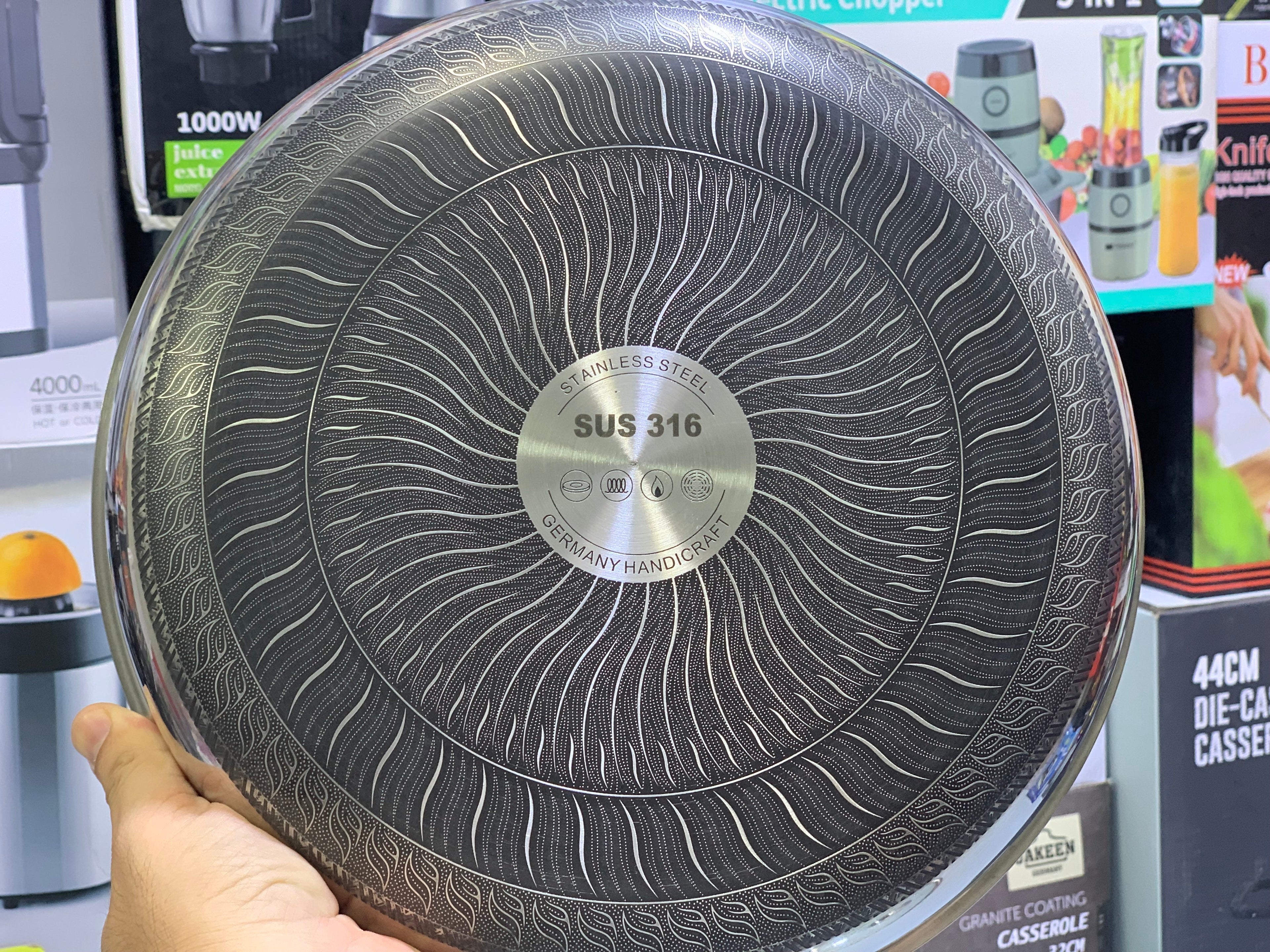 Shallow Skillet Laser Coating Non Stick