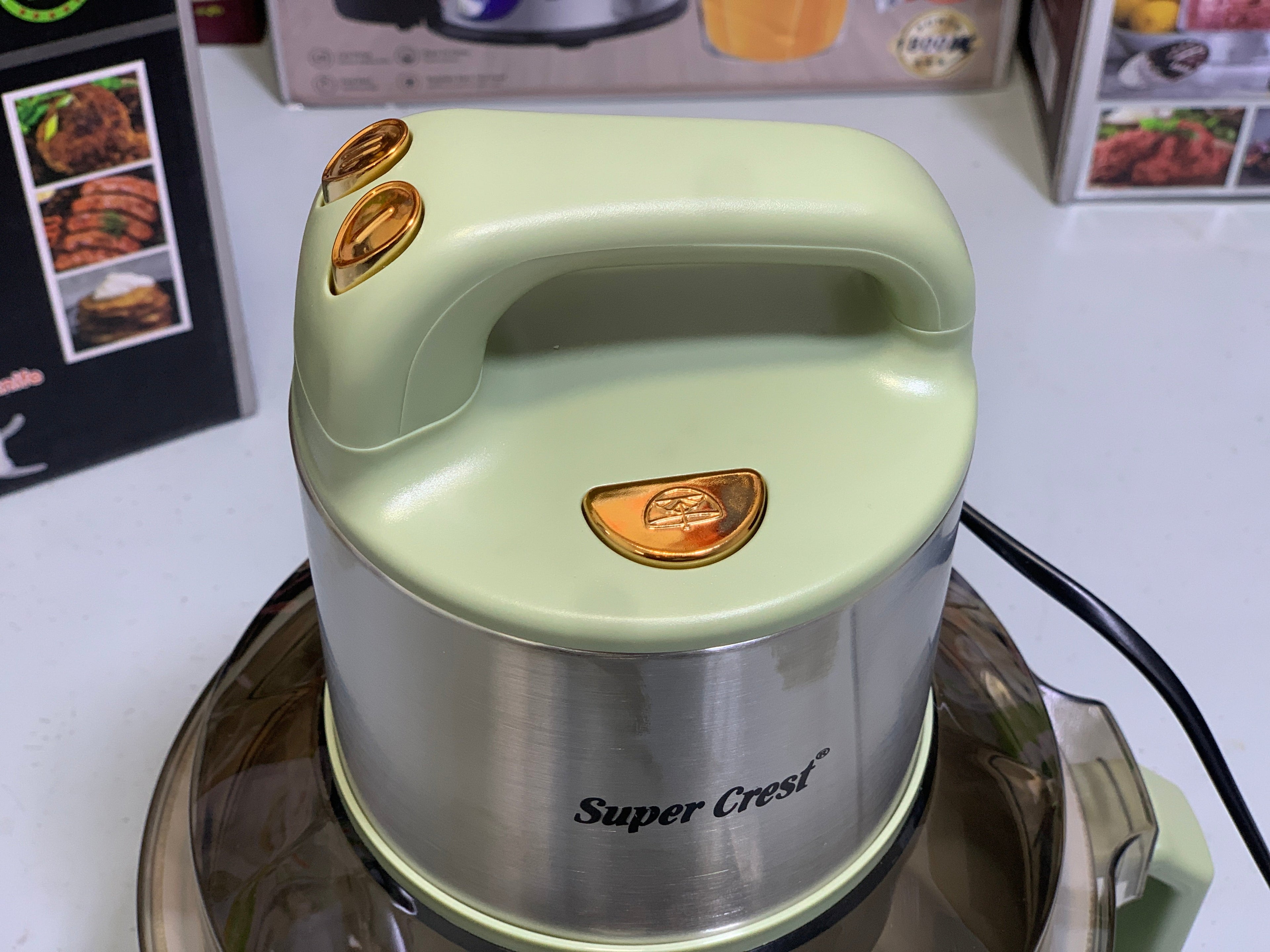 Super Crest 2 in 1 Meat Grinder/ Chopper and Stand Mixer 2500w Model: SCT 2038