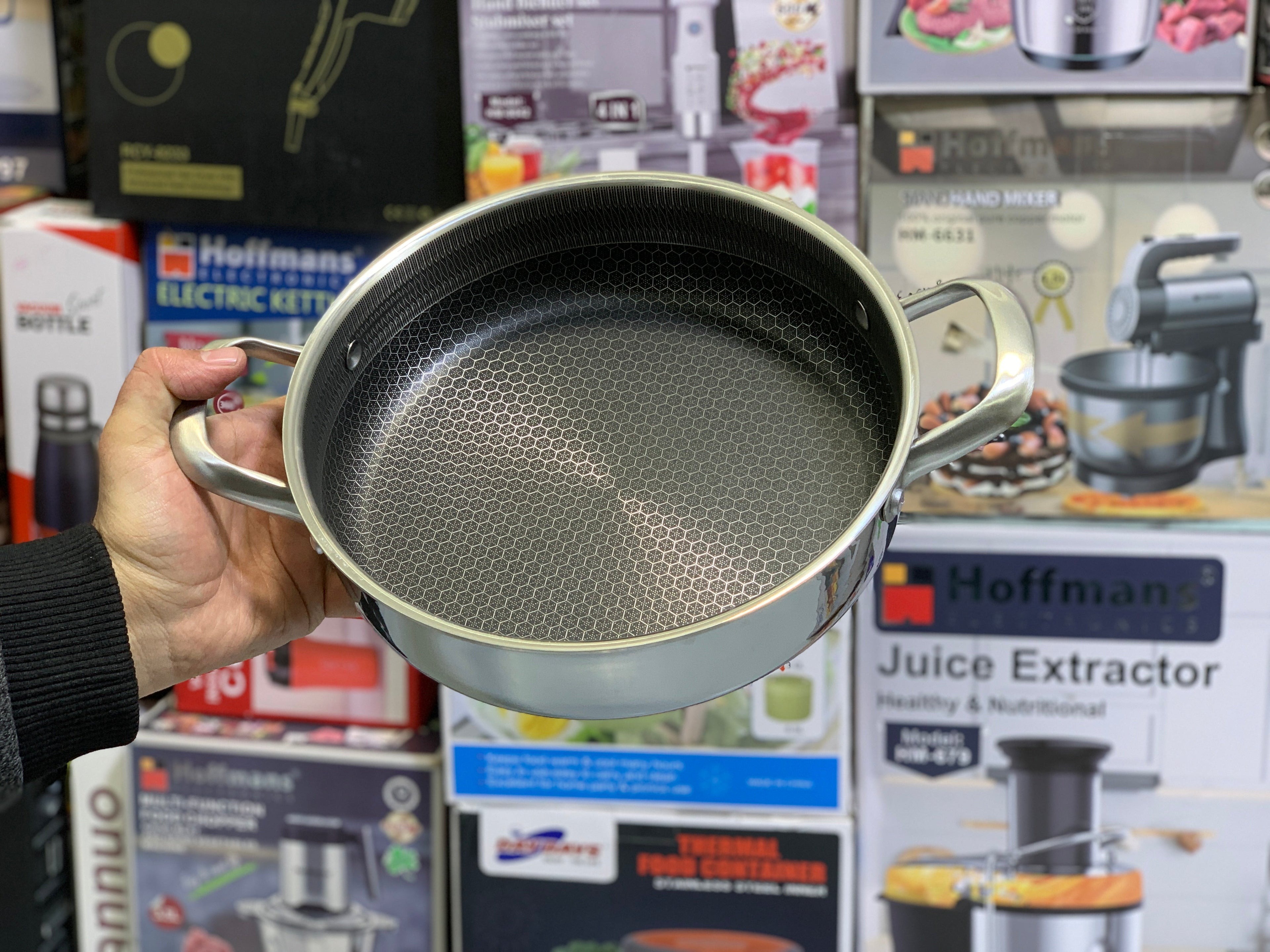 Laser Coating Shallow Casserole Complete Set Pure Non Stick Sizes 26 28 30