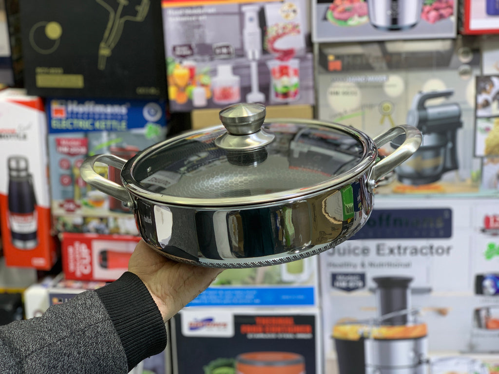 Laser Coating Shallow Casserole Complete Set Pure Non Stick Sizes 26 28 30