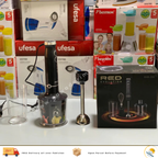 3 in 1 Hand Mixer , Chopper and Blender Red Evolution