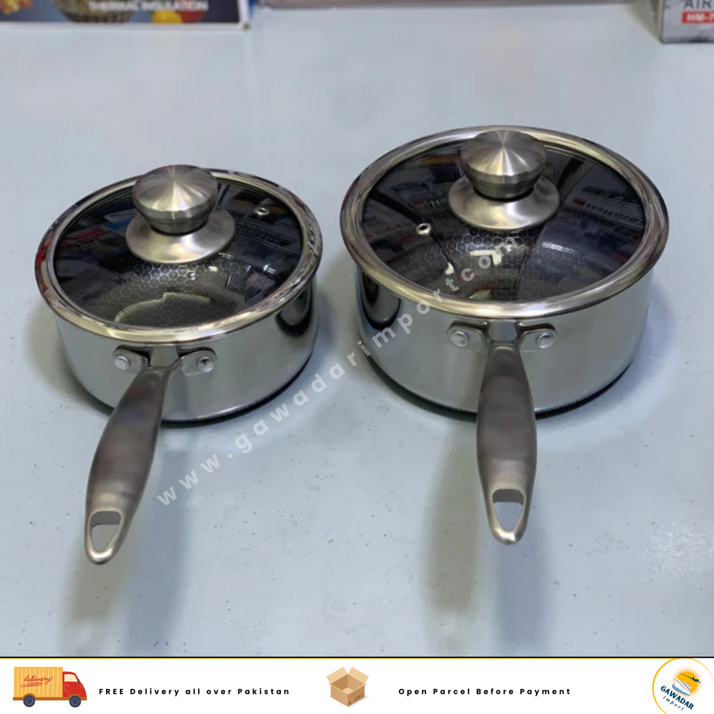 Laser Coating Sauce Pans 18cm and 20cm